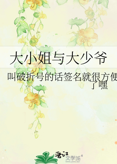 大小姐与大少爷