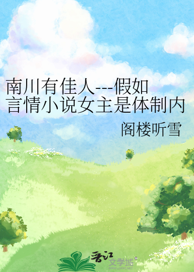 南川有佳人---假如言情小说女主是体制内