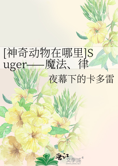 [神奇动物在哪里]Suger——魔法、律法与办法