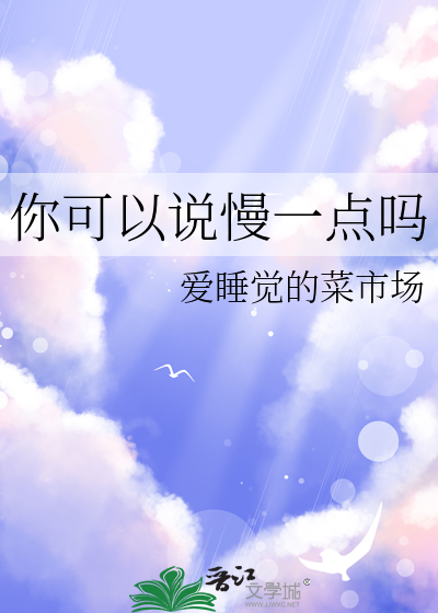 你可以说慢一点吗